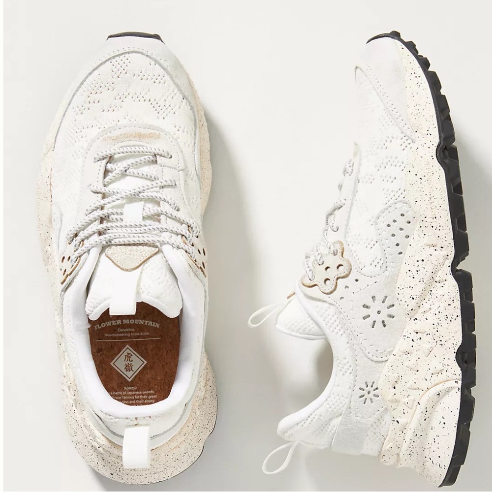 Flower Mountain Women's White Sneakers